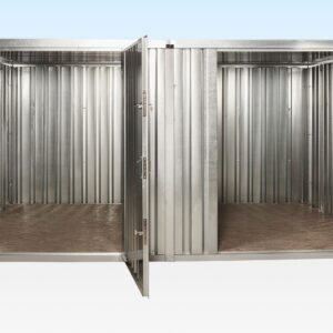 JUEGO CONTENEDOR CON ENLACE LATERAL PLANO 3M X 4.2M (GALVANIZADO)