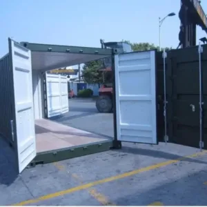 CONTENEDOR USADO DE 20 PIES ABIERTO/ACCESO LATERAL COMPLETO